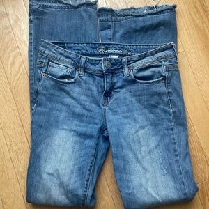 Y2K Low rise Distressed Flare Forever 21 Jeans